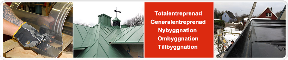 Hos vårt plåtslageri kan du beställa plåtarbeten till såväl äldre som nyare hus. Vi arbetar med tunnplåt i huvudsak på byggnader men tillverkar även allt tänkbart i plåt.